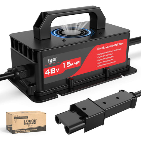 Golf Cart Battery Charger Black