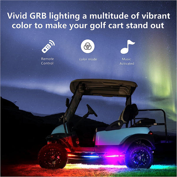 Cool Universal Golf Cart LED Light Strips