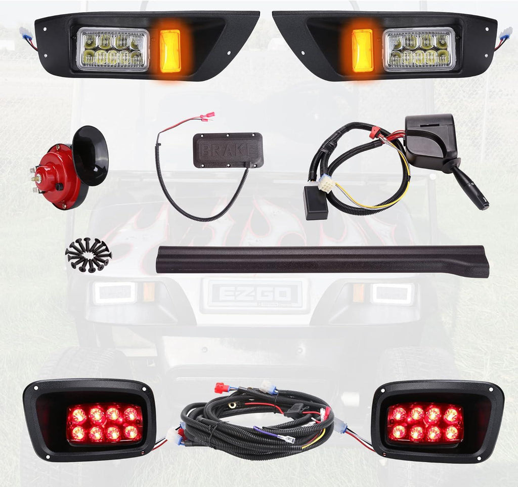 Kit Feux LED Super Deluxe – Croisement Haut/bas – Pour E-Z-GO TXT Freedom 2014+