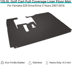 Golf cart floor mat specifications