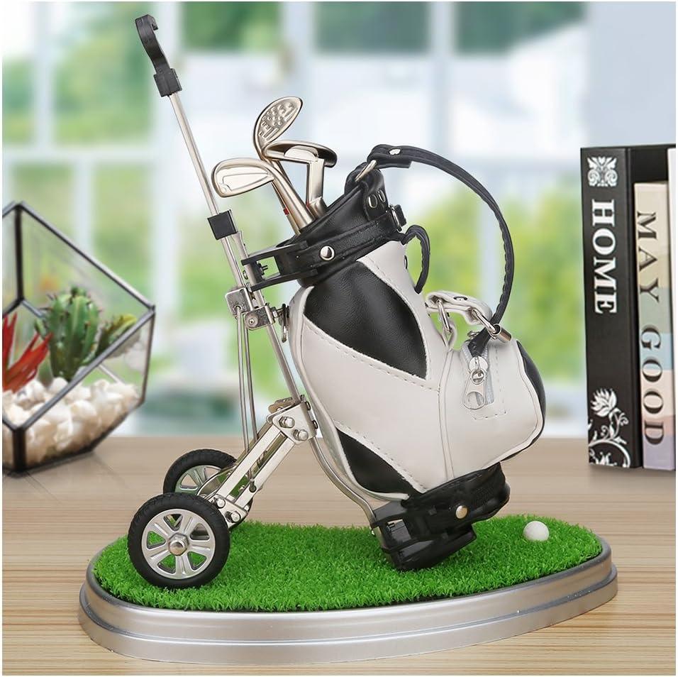 Black golf bag pen holder