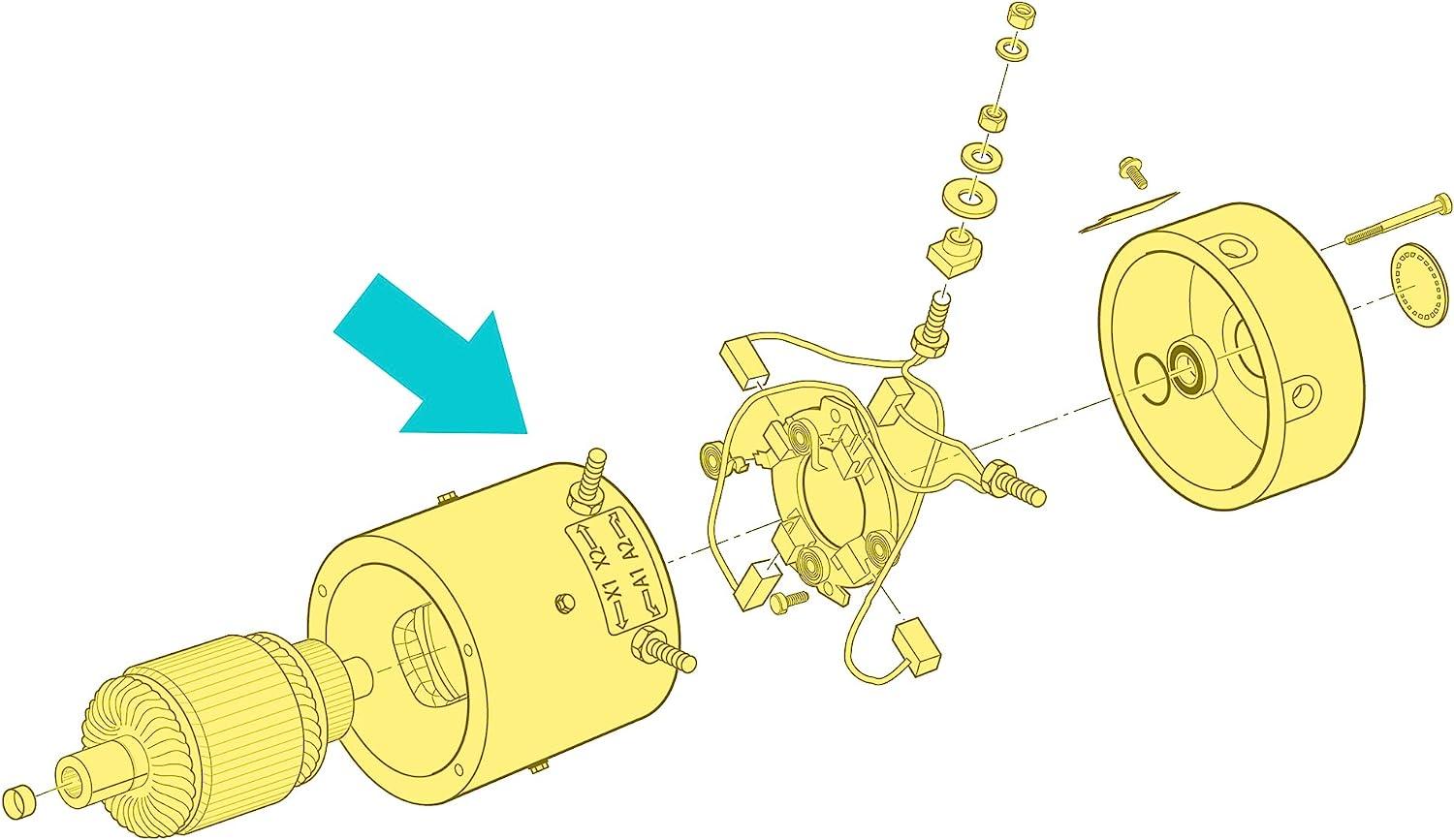 Golf cart motor installation diagram