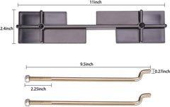 Golf Cart Battery Hold Down Plate with Rods Kit for EZGO TXT RXV 1994-up G&E|10L0L