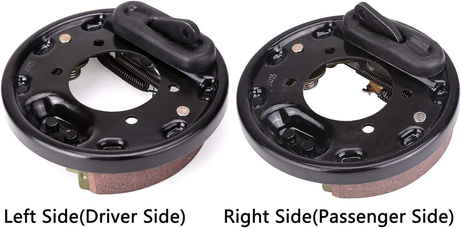 Golf Cart Rear Brake Shoes Kit Fit EZGO TXT PDS 1996-up Yamaha 1993-up G9 G14 G16 G19-G22 |10L0L