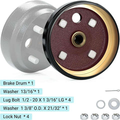 Golf Cart Brake Drum Hub Assembly for EZGO TXT PDS