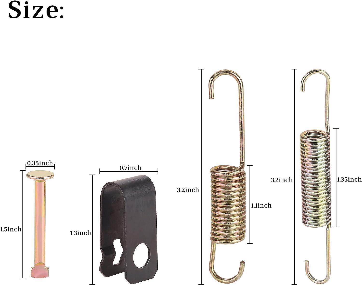 Golf Cart Brake Shoes Spring Kit Size