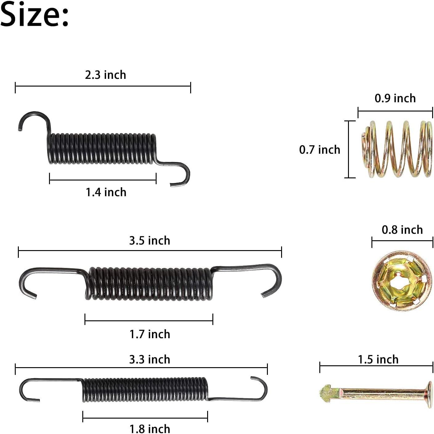 Golf Cart Brake Spring Kit Size