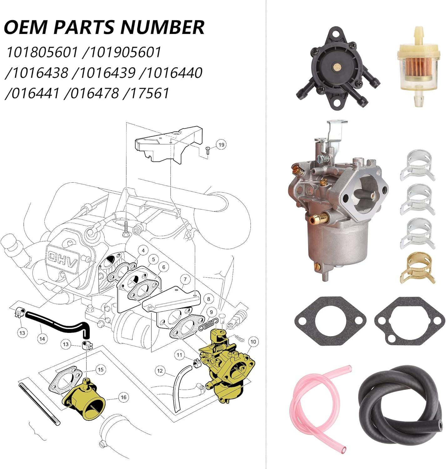 Club Car Golf Cart Carburetor Kit Wiring Diagram