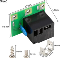 Golf Cart Charger Relay Board Assembly for EZGO PowerWise II Battery 