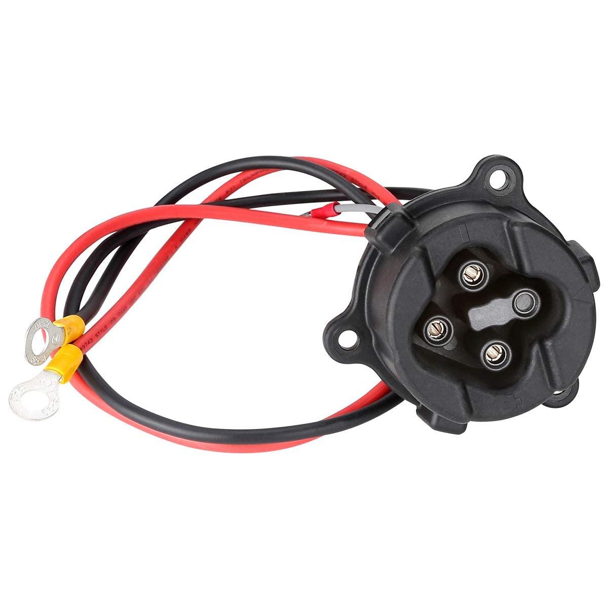 Golf Cart DC 48V Charger Plug & Powerwise for Yamaha G19 G22 2011-up Electric|10L0L - 10L0L