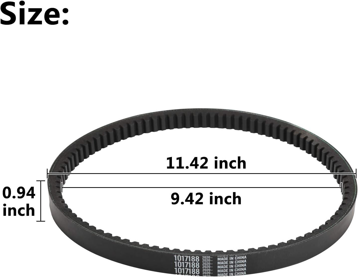 Golf Cart Drive Belt Size