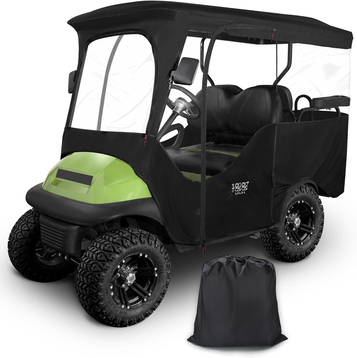 10L0L 4 Passenger Golf Cart Enclosure for Club Car Precedent