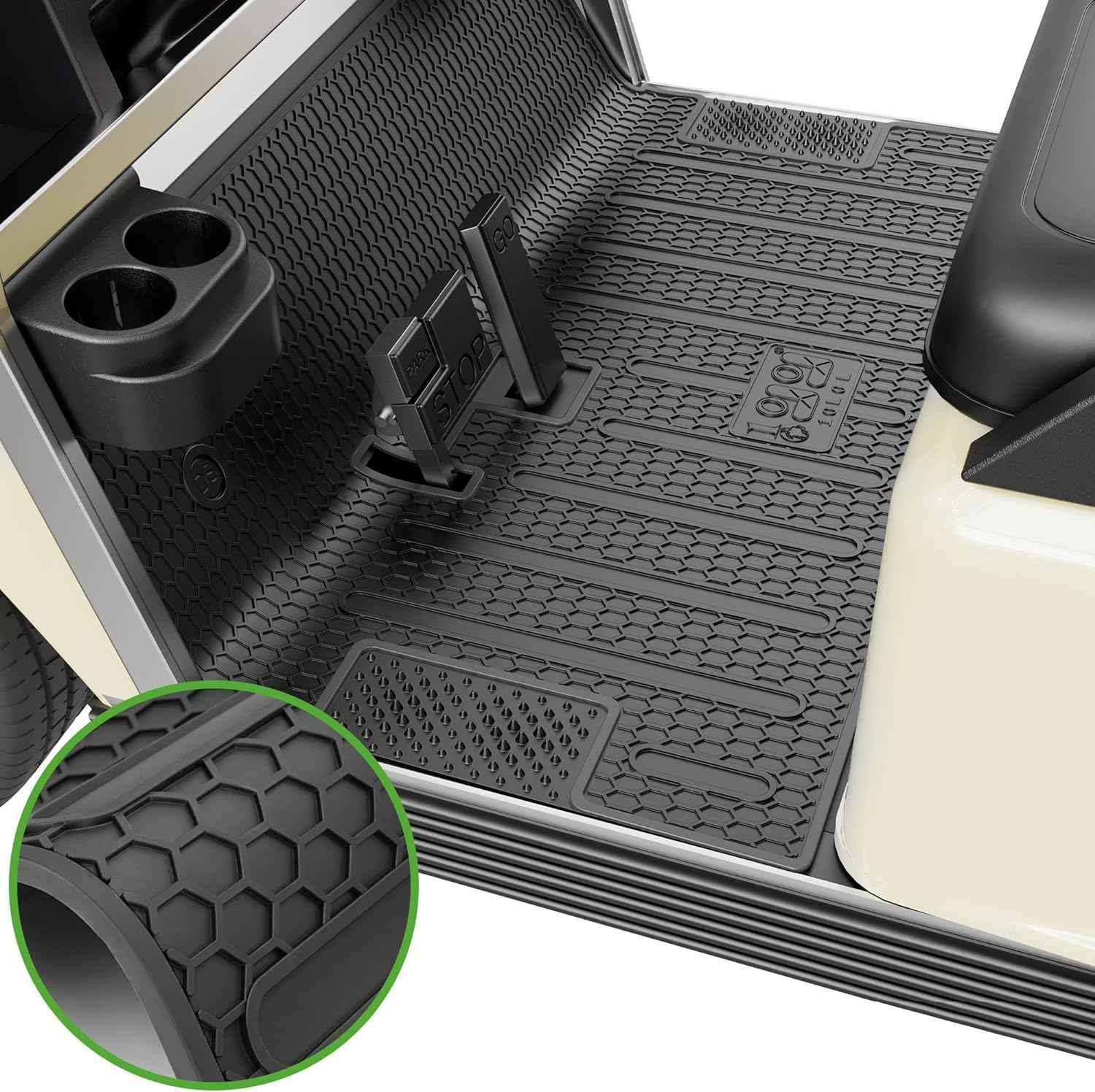 Black floor mats