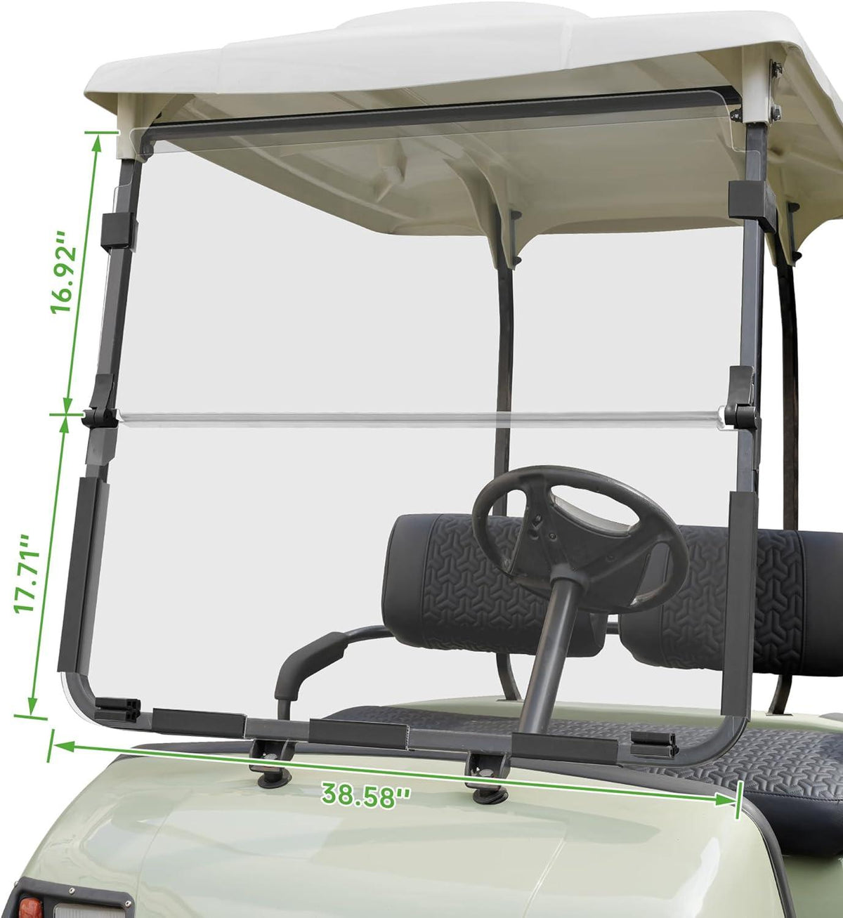 Golf Cart Folding Windshield for 2003-2006 Yamaha G22 - 10L0L - 10L0L