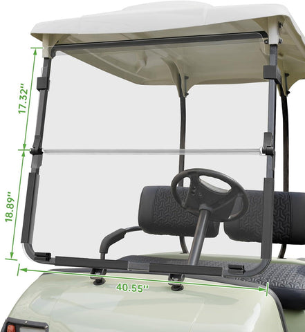 Golf Cart folding windshield for Yamaha G14 G16 G19 G&E 1995-2003 - 10L0L - 10L0L