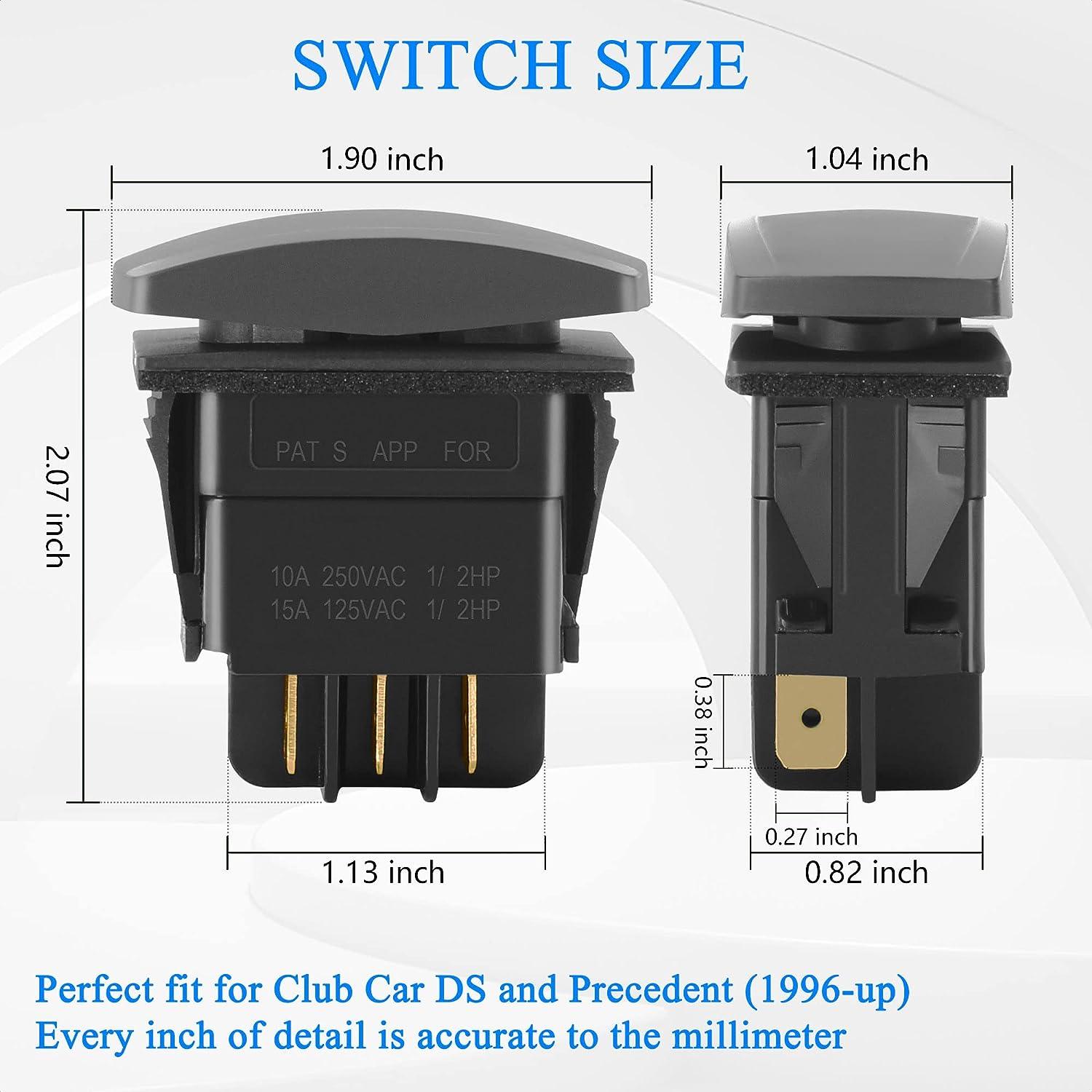 Golf Cart Forward Reverse Switch Size