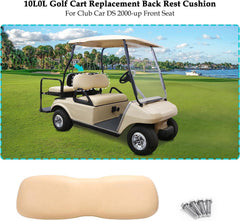 Club Car DS front seat cushions and seat backs