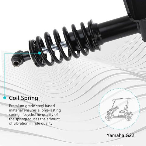 10L0L Golf Cart Front Shock Absorber Spring Set