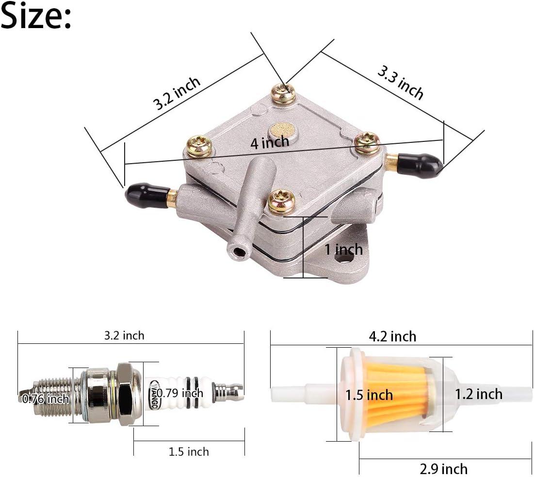 Golf Cart Fuel Pump Size