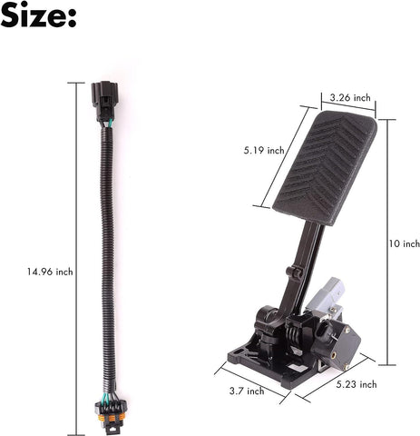 Golf Cart Gas Pedal for EZGO RXV and 2FIVE Electric Golf Carts