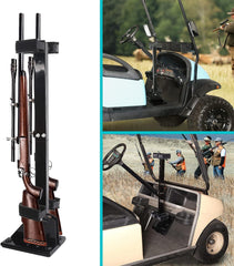 Golf Cart Gun Rack, Adjustable Gun Rack for Yamaha Club Car EZGO