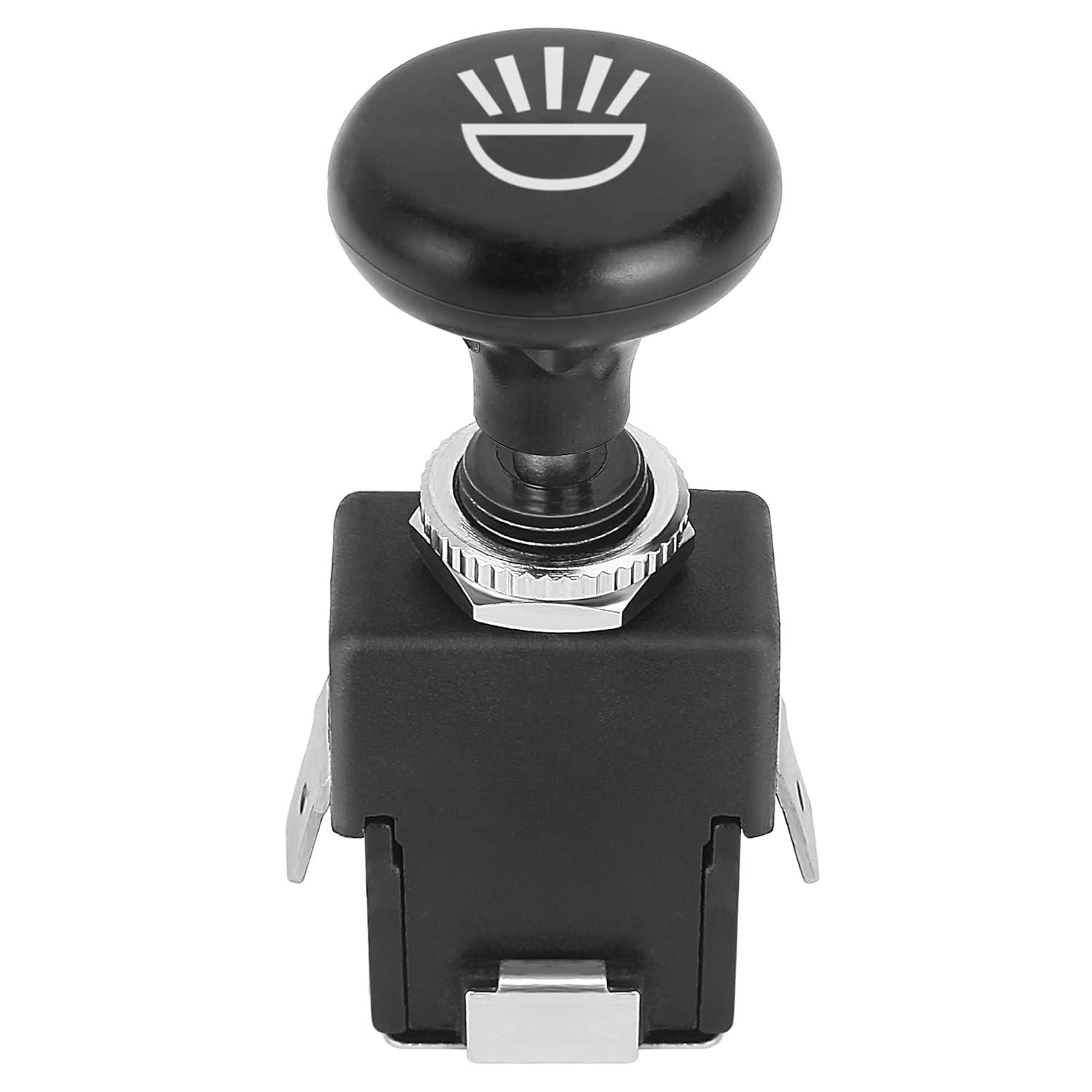 Automall_tech JK106 Pull Push Headlight Switch DC 12V 5A – Pack Of 5