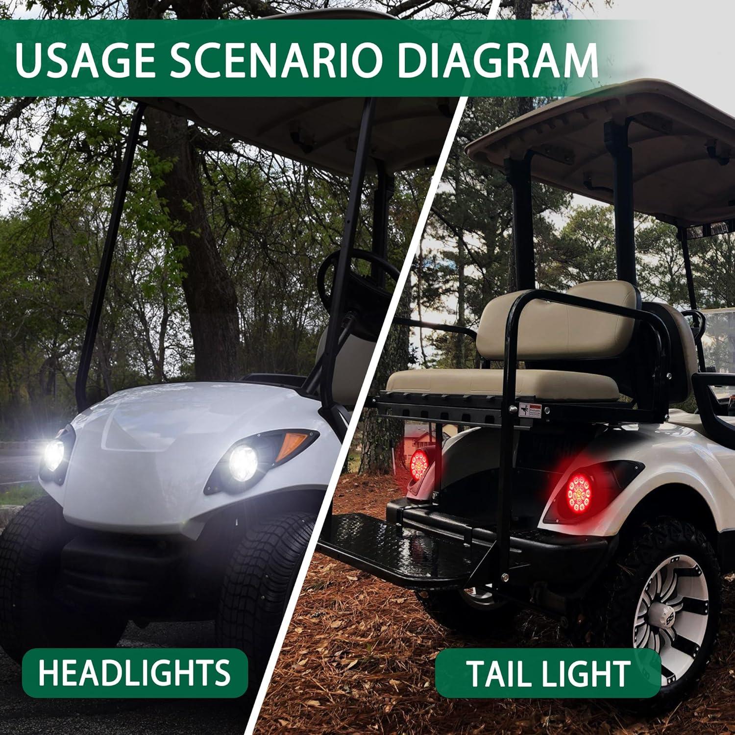 10L0L Golf Cart Light Deluxe Kit