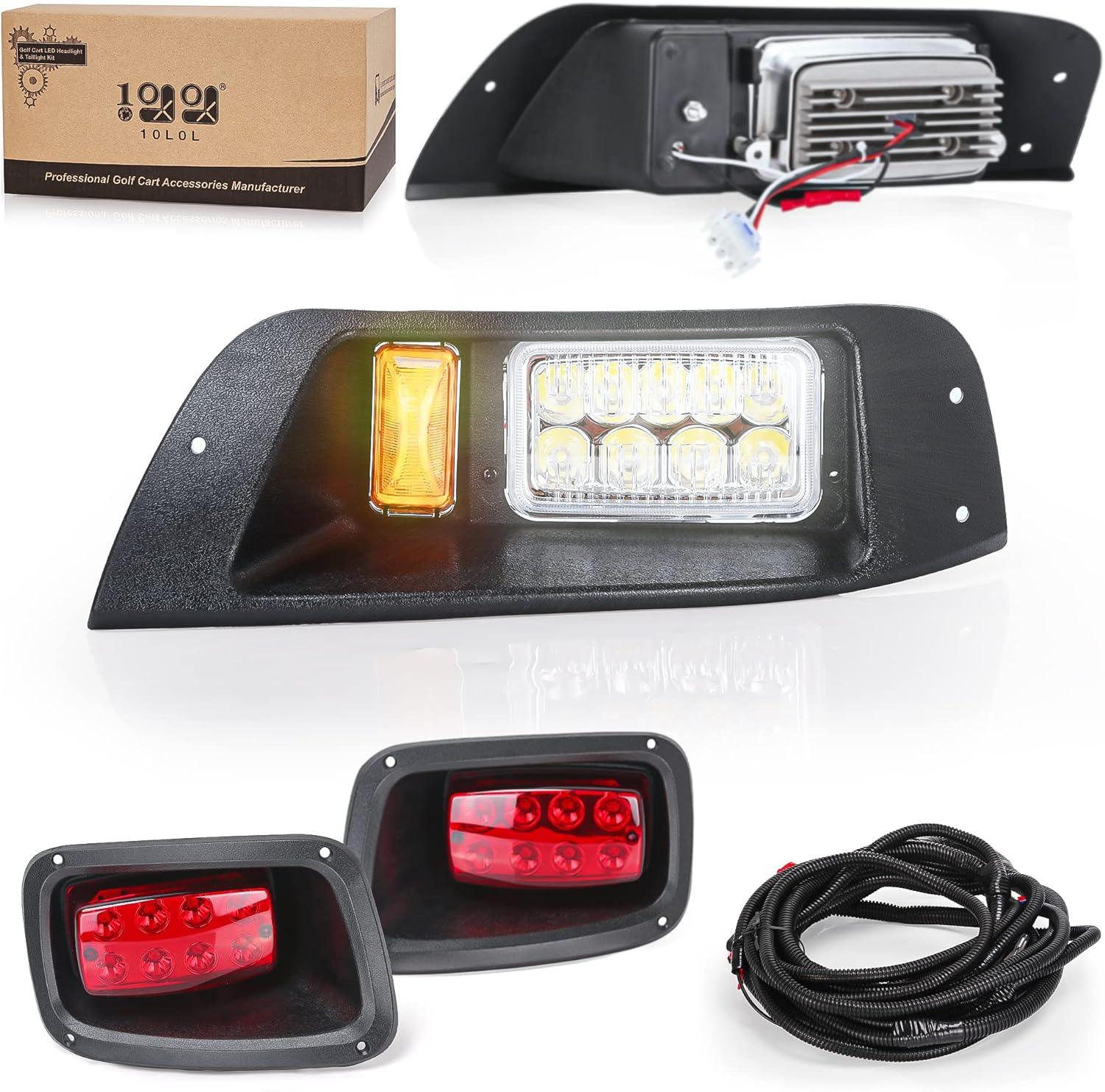 Golf Cart LED Lights for EZGO TXT Headlight - 10L0L