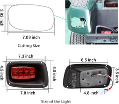 Golf Cart Headlights and Taillights Kit for EZGO TXT 1995-2013