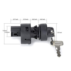 Golf Cart Key Ignition Switch Assembly Size