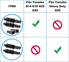 Yamaha golf cart shocks