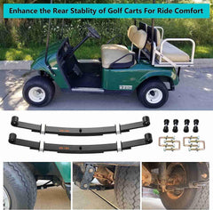 Golf Cart Lift Leaf Spring Kit with Bushings & Sleeves for 1995-2013 EZGO TXT