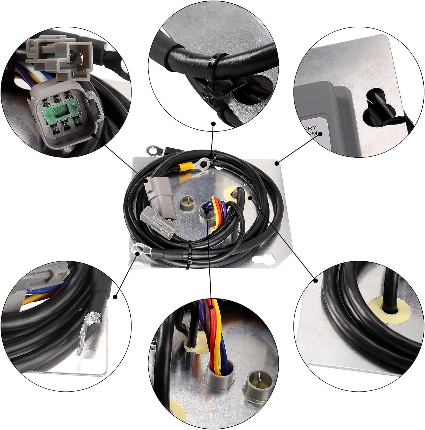 Golf Cart On Board Computer Regulating Battery Charge with Square 6-pin Plug