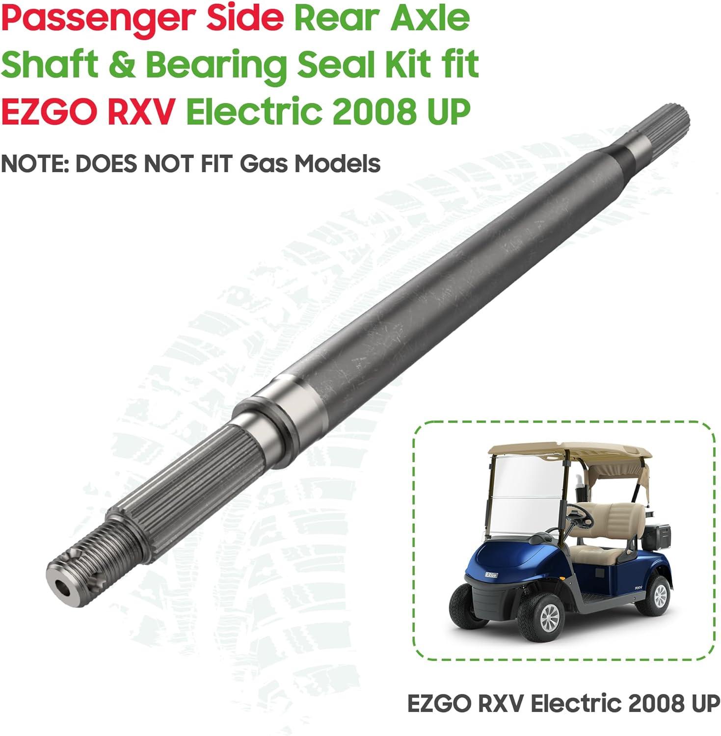 EZGO Electric Golf Cart Rear Spline Axle - 10L0L