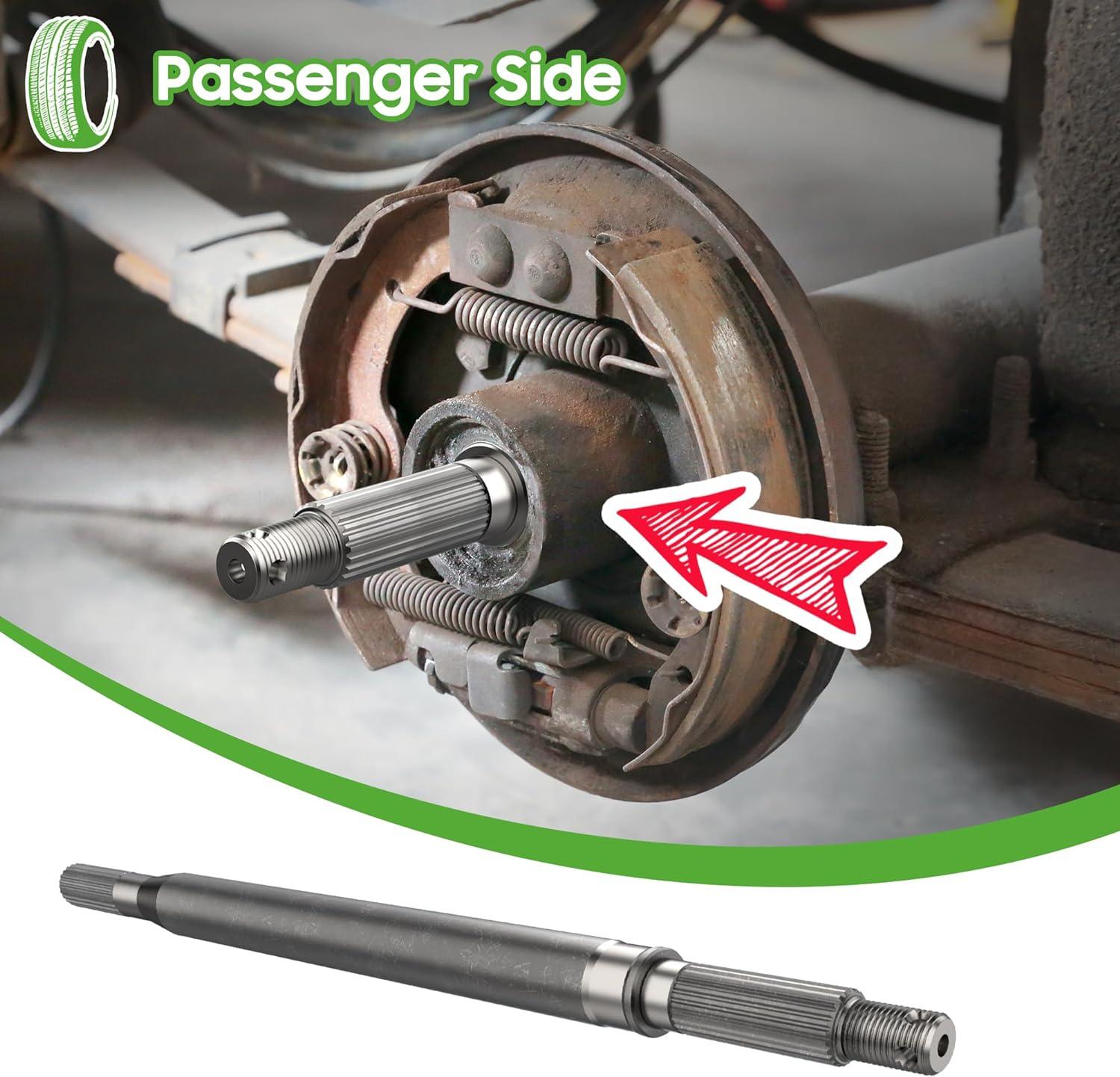 EZGO Electric Golf Cart Rear Spline Axle - 10L0L