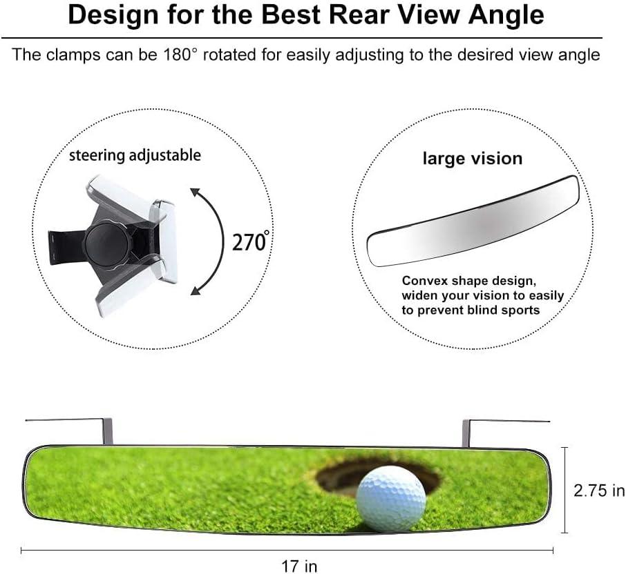 Golf Cart Rear View Mirror HD Wide