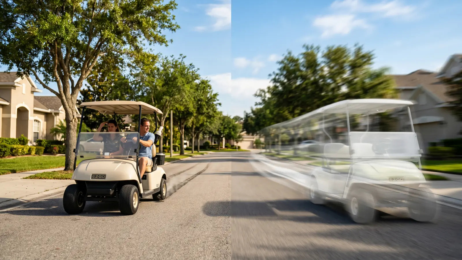 Golf Cart Runs Slow