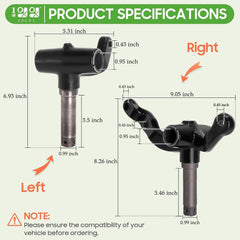 10LOL Golf Cart Spindle Assembly Size