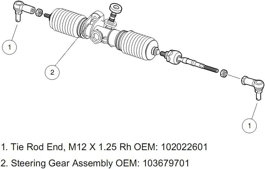 golf cart tie rod ends