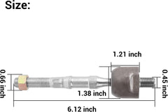 Golf Cart Tie Rod Size