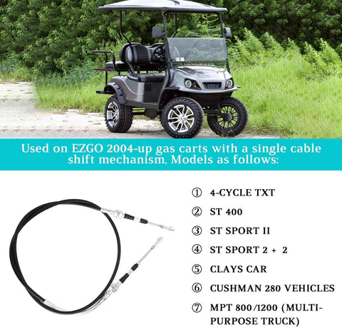 Golf Cart Transmission Shift Forward Reverse Cable