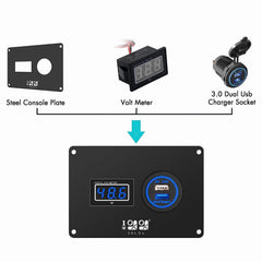 USB port for golf carts