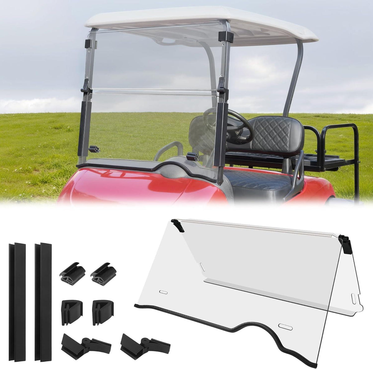 Golf Cart Windshield for EZGO