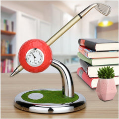 Red golf pen holder