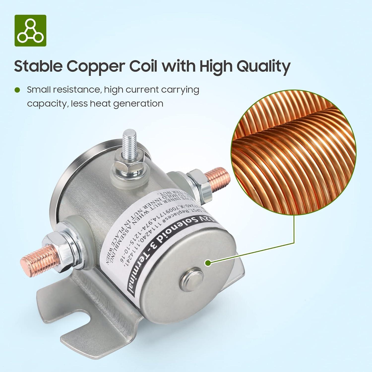 3 Terminal Solenoid Continuous Duty