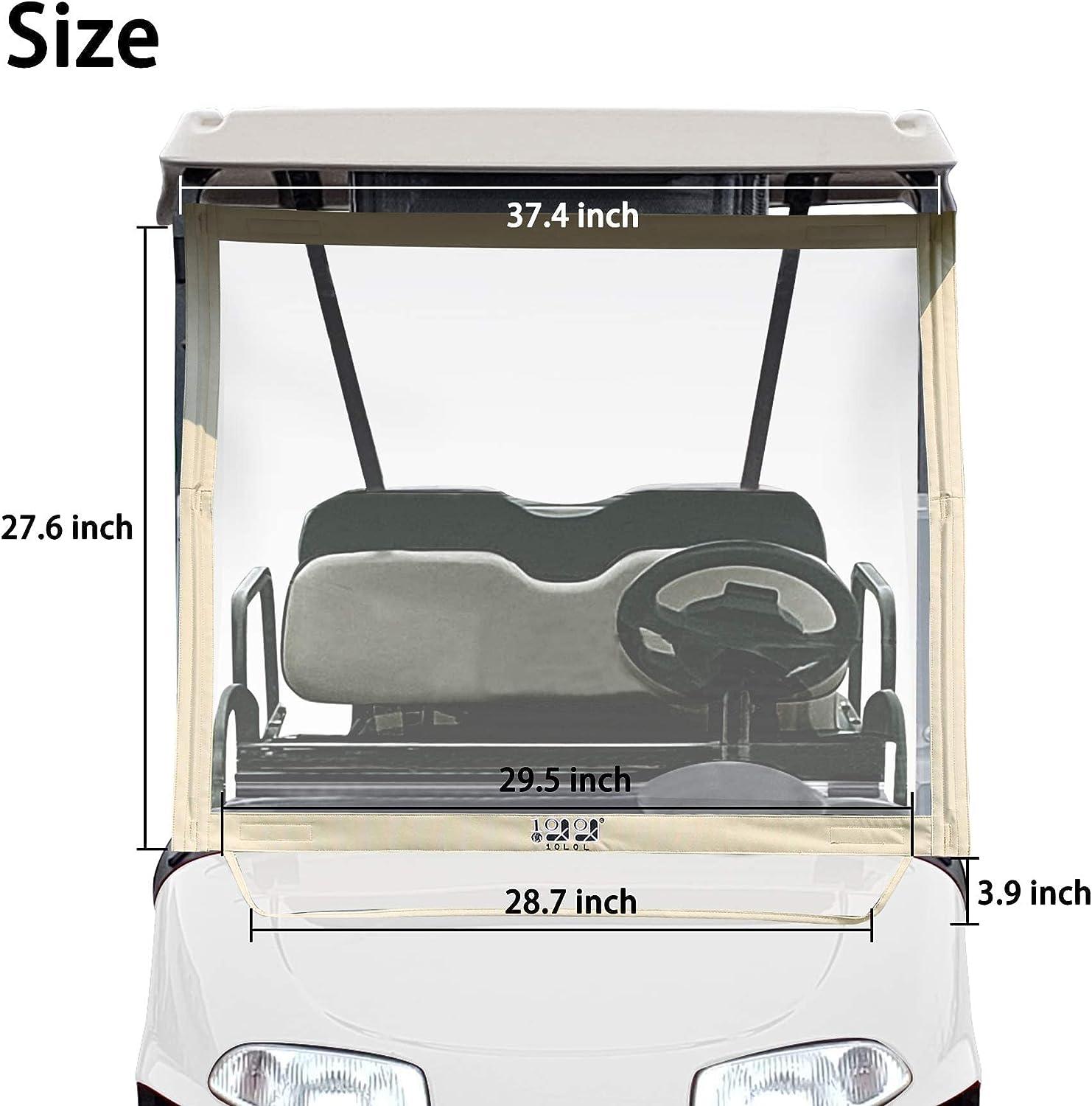 EZGO Golf Cart Windshield Size