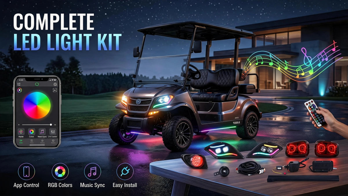 Golf Cart Deluxe Light Kit