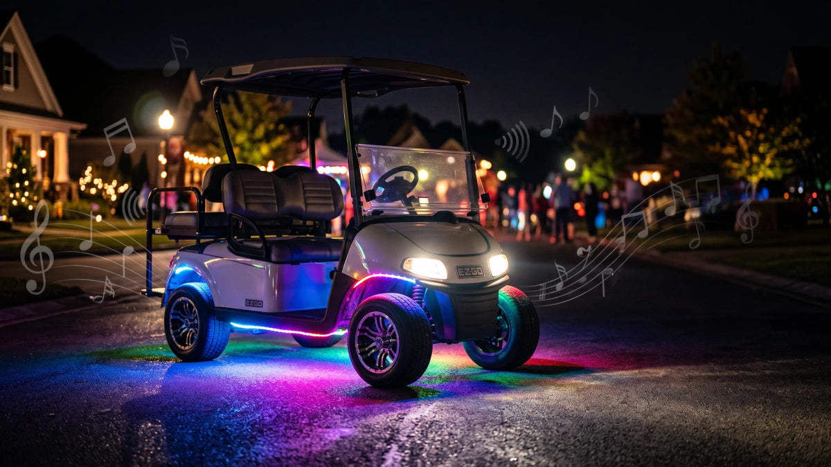 Golf Cart Underbody LED Light Strip Kit