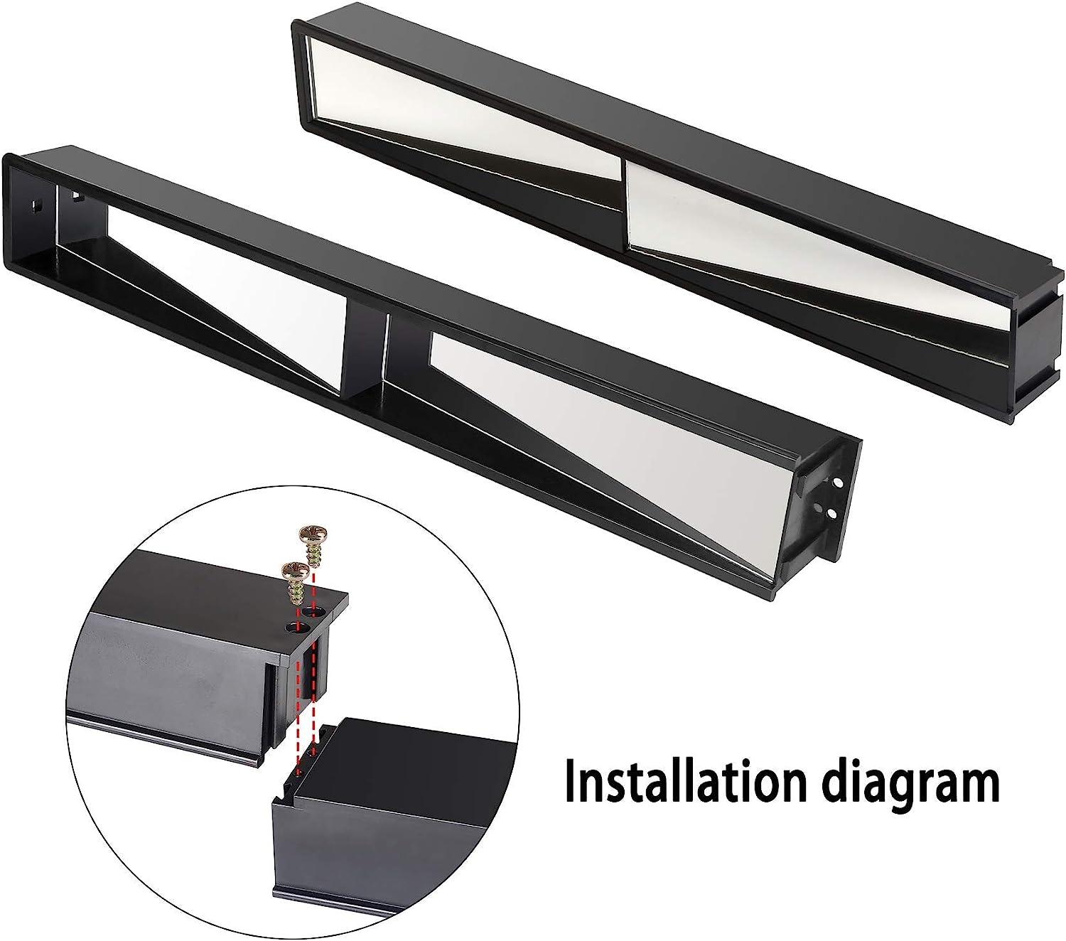 Golf cart mirror installation diagram