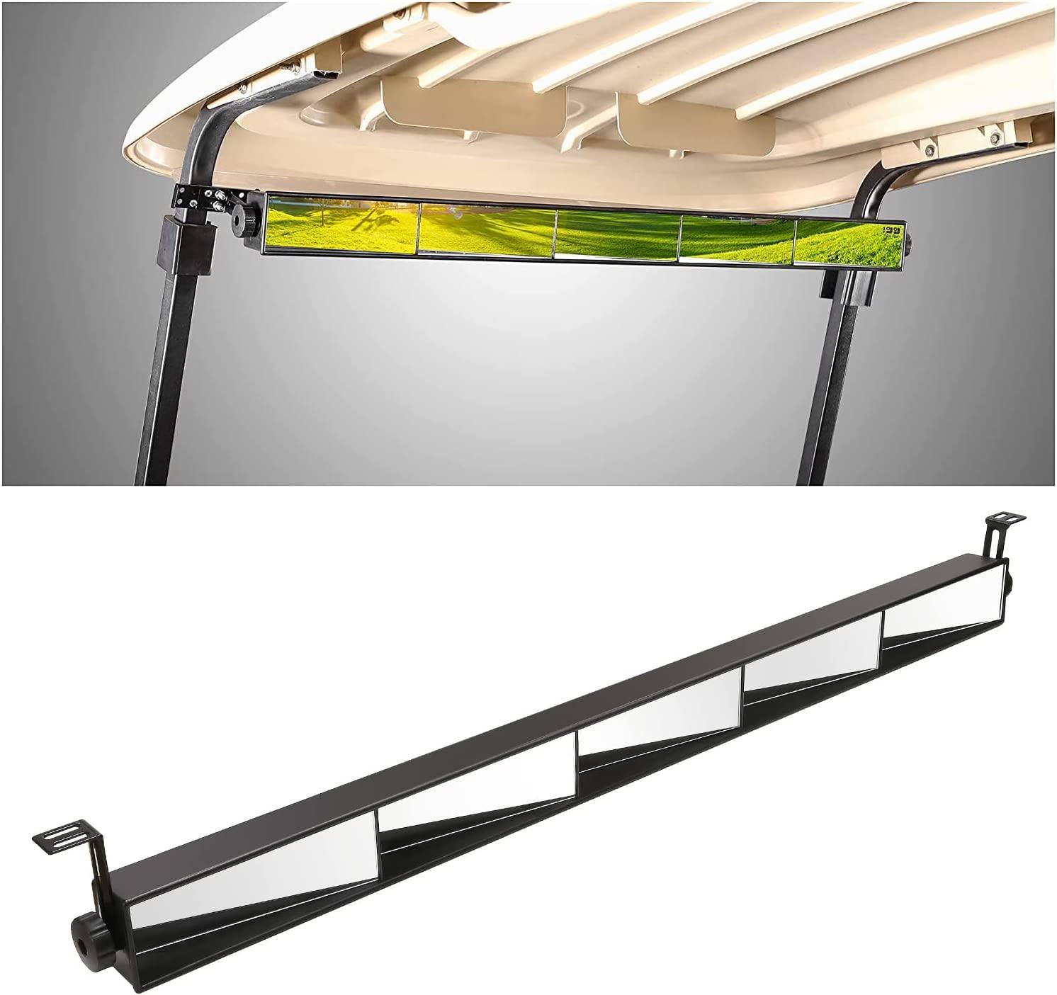 Golf Cart 5 Panel Rear View Mirror Kit - 10L0L